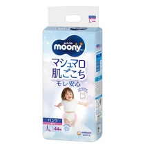 Moony Man Marshmallow Skin Feel Pants L44 diapers for girls 9 to 14 kg